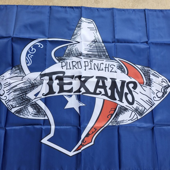 Puro Pinche Texans Flag New 3x5 Feet Houston Texans Banner Man Cave Garage Game‎ - Picture 2 of 3